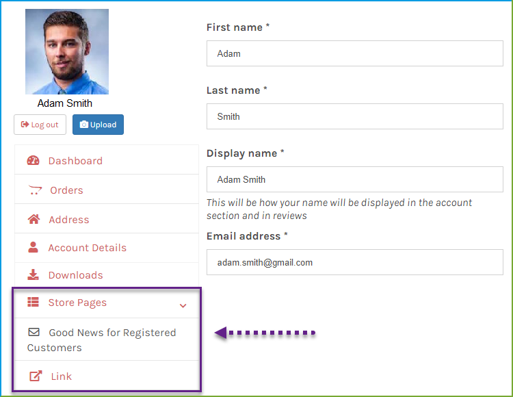 WooCommerce-Plugin für benutzerdefinierte Kontoseiten
